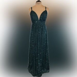 Sparkling Green Gown